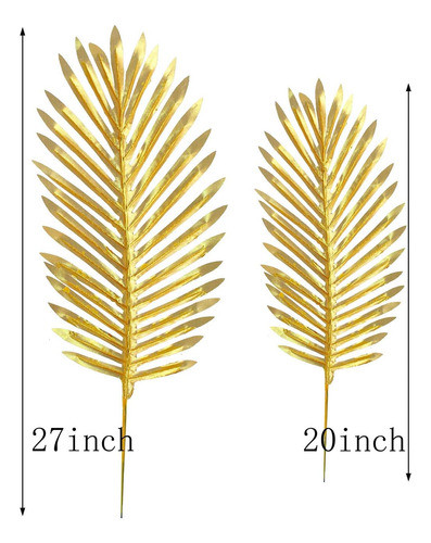 6pcs Plantas Palma Artificiales Hojas Imitación Plantas Del 1