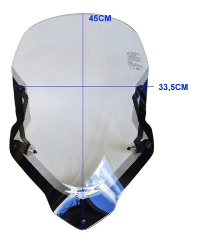 Bolha Para-brisa Honda Xre 300 Motovisor 2019 2020 Cristal 1