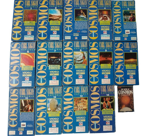 Cosmos Carl Sagan - (completa), 14 Vhs. + Música Del Cosmos 0