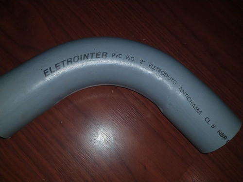 Kit 05 Curva Cotovelo Eletroduto Plástica 11/2  Anti Chama 0