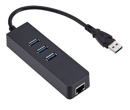 Adaptador Usb Rj45 Gigabit Lan 10/100mbps + Hub Usb 3.0 0