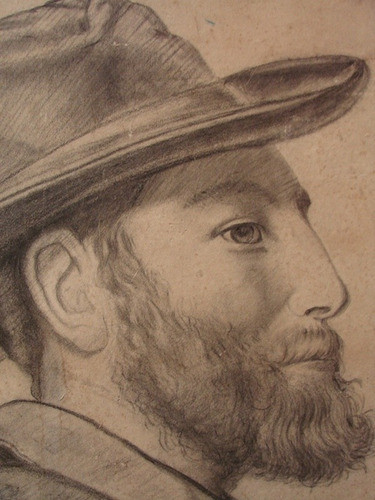 Anonimo / Retrato Hombre / Lapiz / 54 X 43 # 1555 1