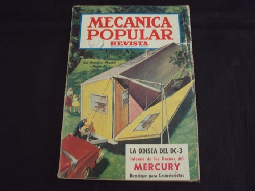Revista Mecanica Popular (octubre 1957) Remolque Para Excurs 0