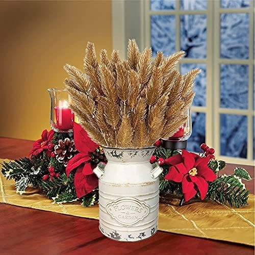 Ramas Doradas Artificiales - Conifera Pino -  X3u. 36cm 1