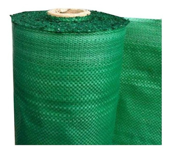 Rafia 100%  Verde 1.50mt 100mts Rollo + 100 Broches Plastico 0