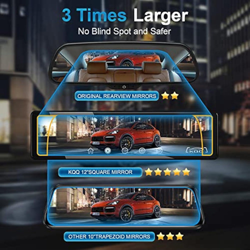 Kqq - Cámara De Salpicadero Con Espejo, Espejo 1