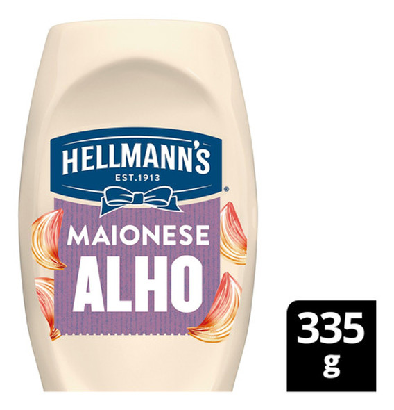 Atacado C/10 Hellmann's Maionese Alho 335g 0