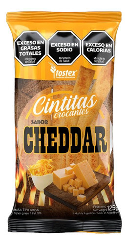 Cintitas Crocantes Tostex Talitas Cheddar 125gr 0
