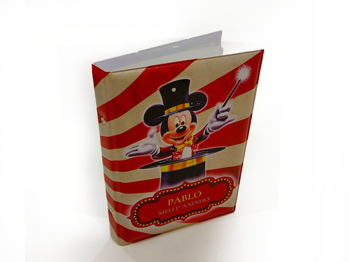 Álbum De Fotos Mickey Circo - 100 Fotos 15x21 Personalizado 1
