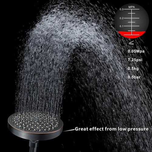 Cabeza De Ducha Alta Presión, Moderna, 15 Cm Diámetro 1