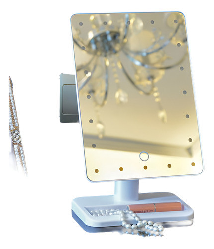 Makeup Mirror 20 Led Touch Screen Lights Vanity Iluminado Co 0