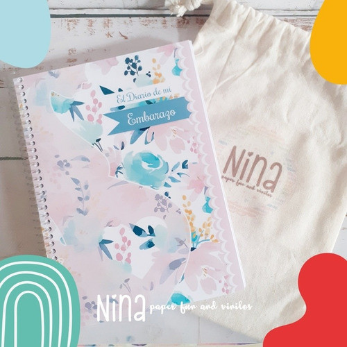 Agenda Diario De Mi Embarazo Futura Mama Super Linda 0