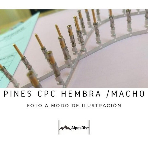 Pines Terminal Hembra Tyco Cpc Dorado De 0.8-1.5mm2 X10 Unid 1