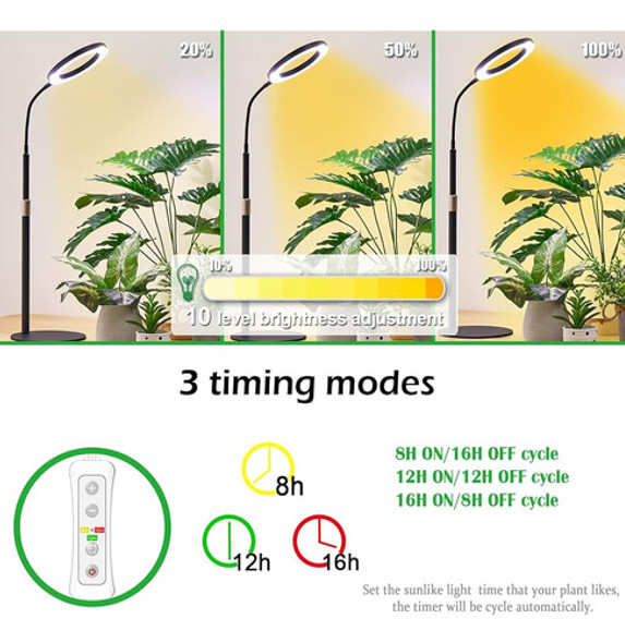 Luz De Cultivo De Plantas Yadoker Para Plantas De Interior, 1