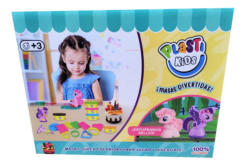 Set De Masas Plasti Kids Pony C/accesorios ELG 53449 1