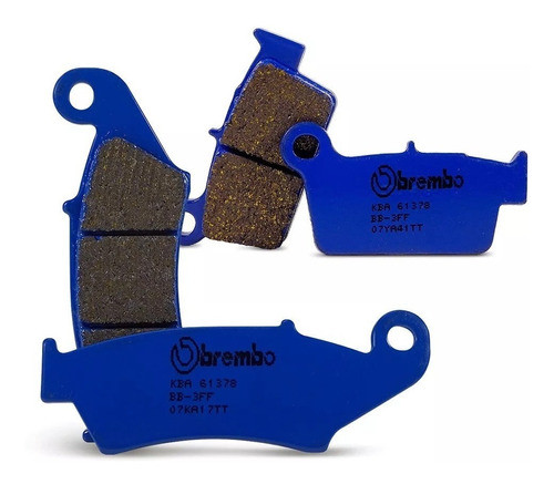 Juego Pastillas Freno Kawasaki Kxf Klx 125/250/450 Del/tras 0