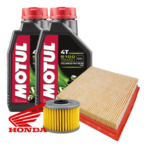 Kit Service Tornado Motul 5100 + Filtros + Oring Honda Avant 0