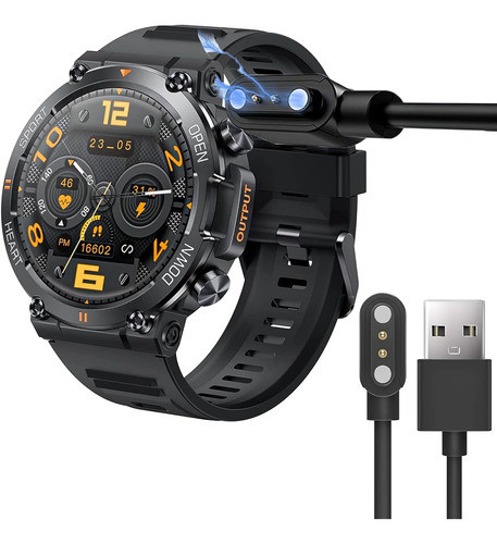 ~? Compatible Con Eigiis K56 Pro Smart Watch Charger, 2 Pin 1