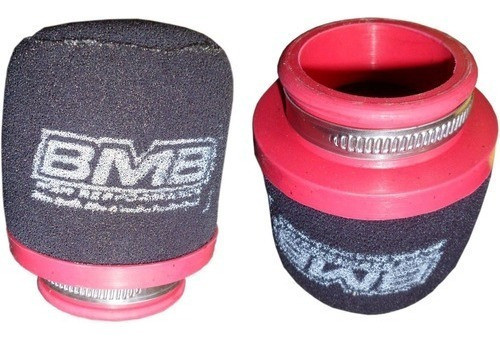 Filtro Aire Recto Diametro 35 X 100 Con Resorte Bmb Jm Motos 0