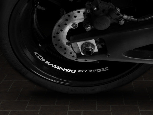 Kit Adesivo Refletivo Centro Roda Moto Kasinski Gt 250r 1