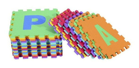 Alfombra Goma Eva Puzzle Alfabeto 26 Piezas 30 X 30 Cm. 0