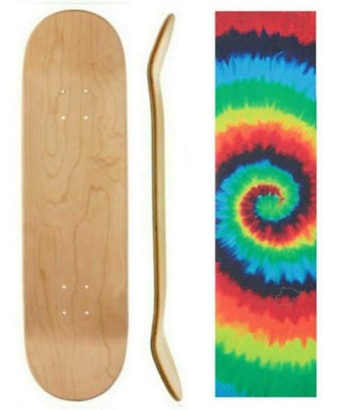 Shape Maple Liso 8.0 Canadense + Lixa Tie Dye + Paraf 10 0