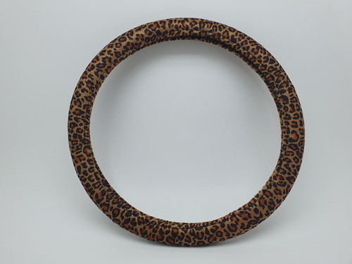 Cubre Volante Animal Print Marron 38 Cm Cv-049 1