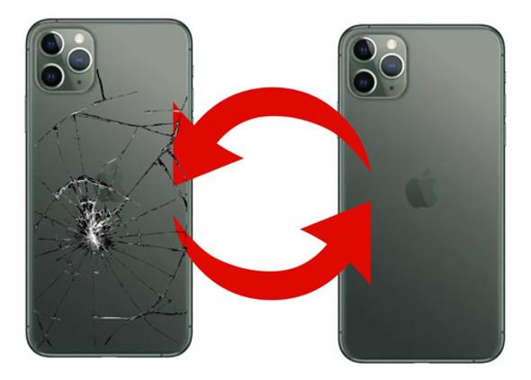 Cambio De Tapa Trasera Vidrio Compatible iPhone 11 Pro Max 1