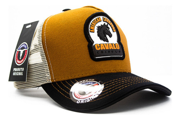 Boné American Peão Cinto Couro C/ Fivela Country Chaveiro 1