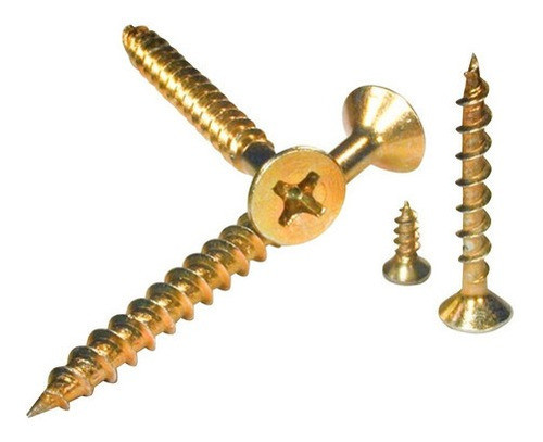 Tornillos Fix Dorados 5 X 60 X 1000 Unidades 0