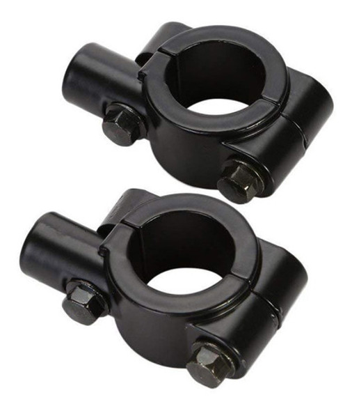 Par Soporte Espejos 10mm Moto Cafe Racer Manillar 22mm Nsr 0