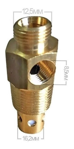Valvula Retenção Rosca 3/8 Saida P/ Pressostato 1