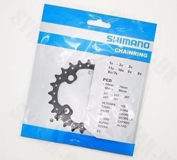Kit Coroa Shimano Deore M615 40t Bcd 104mm E Slx 24t 64 Bcd 1