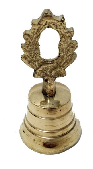 Sino De Mão Em Bronze Mesa Sineta Presente Decoração 0