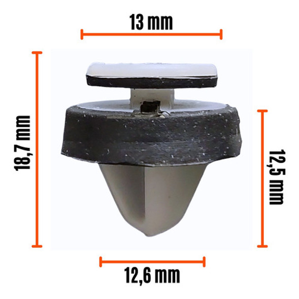 Clip Grampa Traba Moldura Tapizado Peugeot 2008 3008 X10 C 1