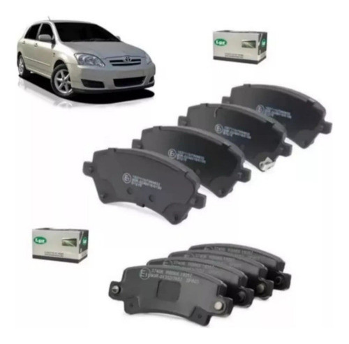 Kit Pastillas Freno Lpr Delant/tras Toyota Corolla 1.6i 0