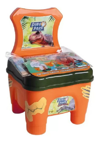 Cadeira Educativa Dino Park Tapete Temático Dino-samba Toys 1