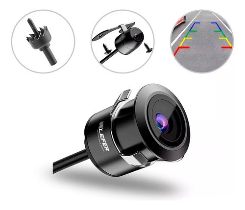 Cámara De Marcha Atrás P/ Estacionar Redonda Universal Ntsc 0