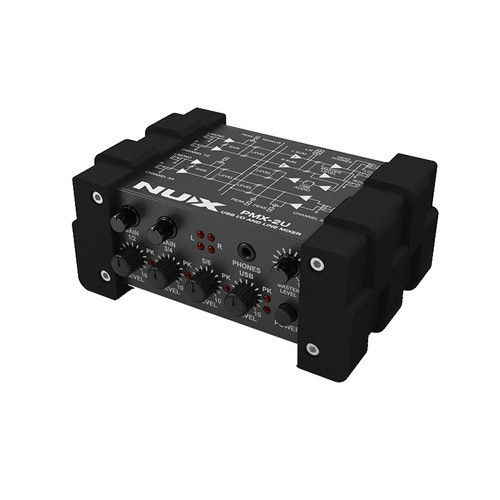 Nux Pmx2u Usb I/o Line Mixer Interface De Audio 0