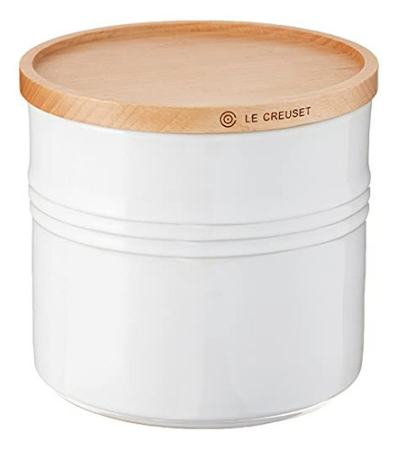 Recipiente C/tapa D/madera Le Creuset 5 1/2in, 1 1/2 Cuartos 0