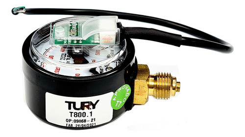 Manômetro T800.1 5v Tury Gas Kit 5ª Geração 6ª Stag Sgv 0