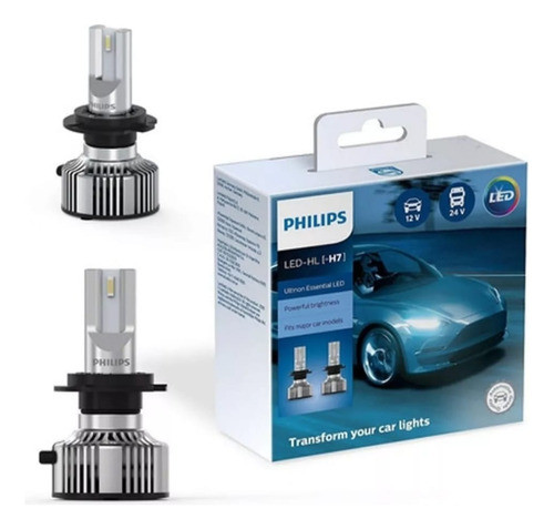 Kit Lampara H7 Led Philips Ultinon Essential 6500k 12/24 V 0