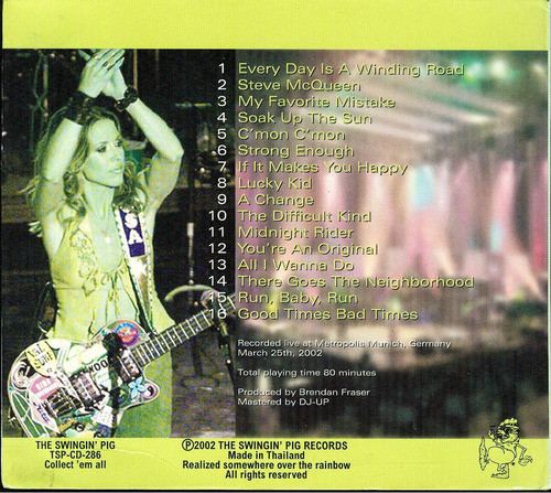 Sheryl Crow Cd Digi Live Metropolis Munich 2002 Europaenvio 1