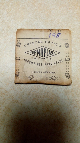 Vidrio Acrílico Para Reloj De Pulsera. Dama 198. 1
