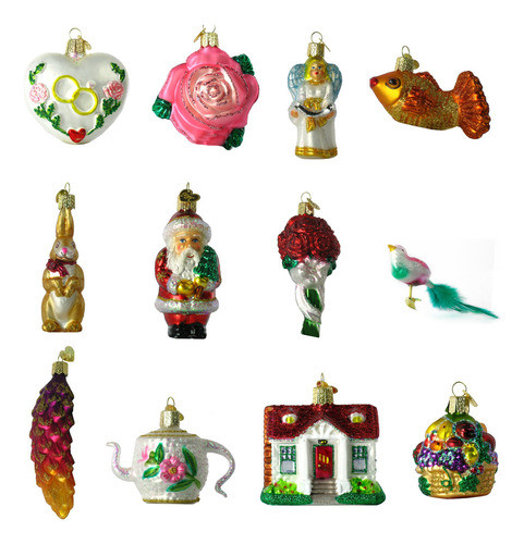 Old World Christmas - Juego De Ornamentos De Navidad Para Pa 0