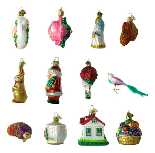 Old World Christmas - Juego De Ornamentos De Navidad Para Pa 1