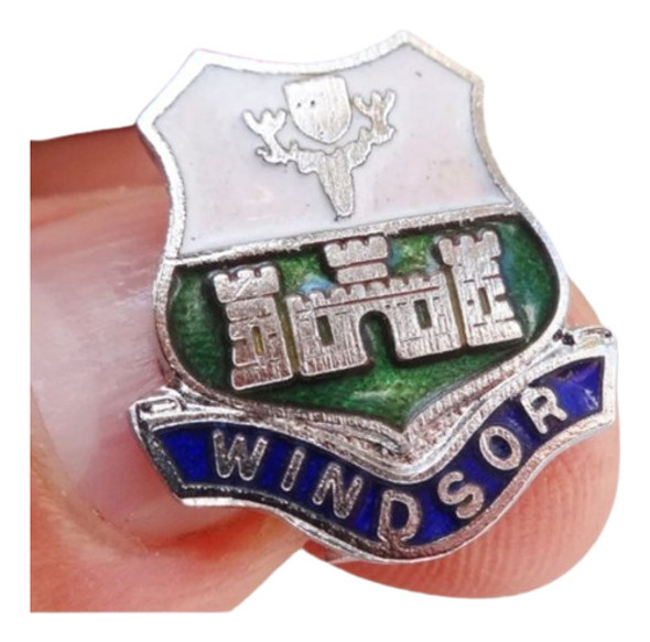 Pin Windson Inglaterra Castillo Antiguo Esmaltado Escudo 0