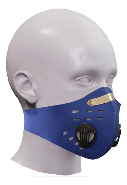 Mascara Tapa Boca De Neopreno Azul 0