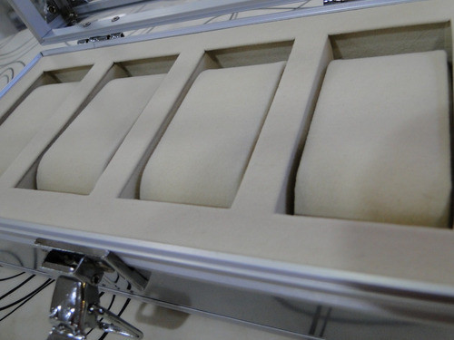 Caja Relojes Acrilico Metal Division Reloj Unisex Guarda 1