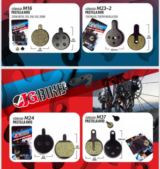 Pastilla De Frenos Bici Gt Scott Trinx Y Mas 1